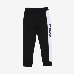 Fila Logo Color Jogger - Poikien Verryttelyhousut - Mustat | FI-71807